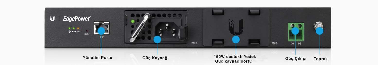 UBNT WFUBEP-54V-150W-EU UBNT EdgePower EP‑54V‑150W Endüstriyel DC Güç Kaynağı ürün görseli 3 - wifidepo